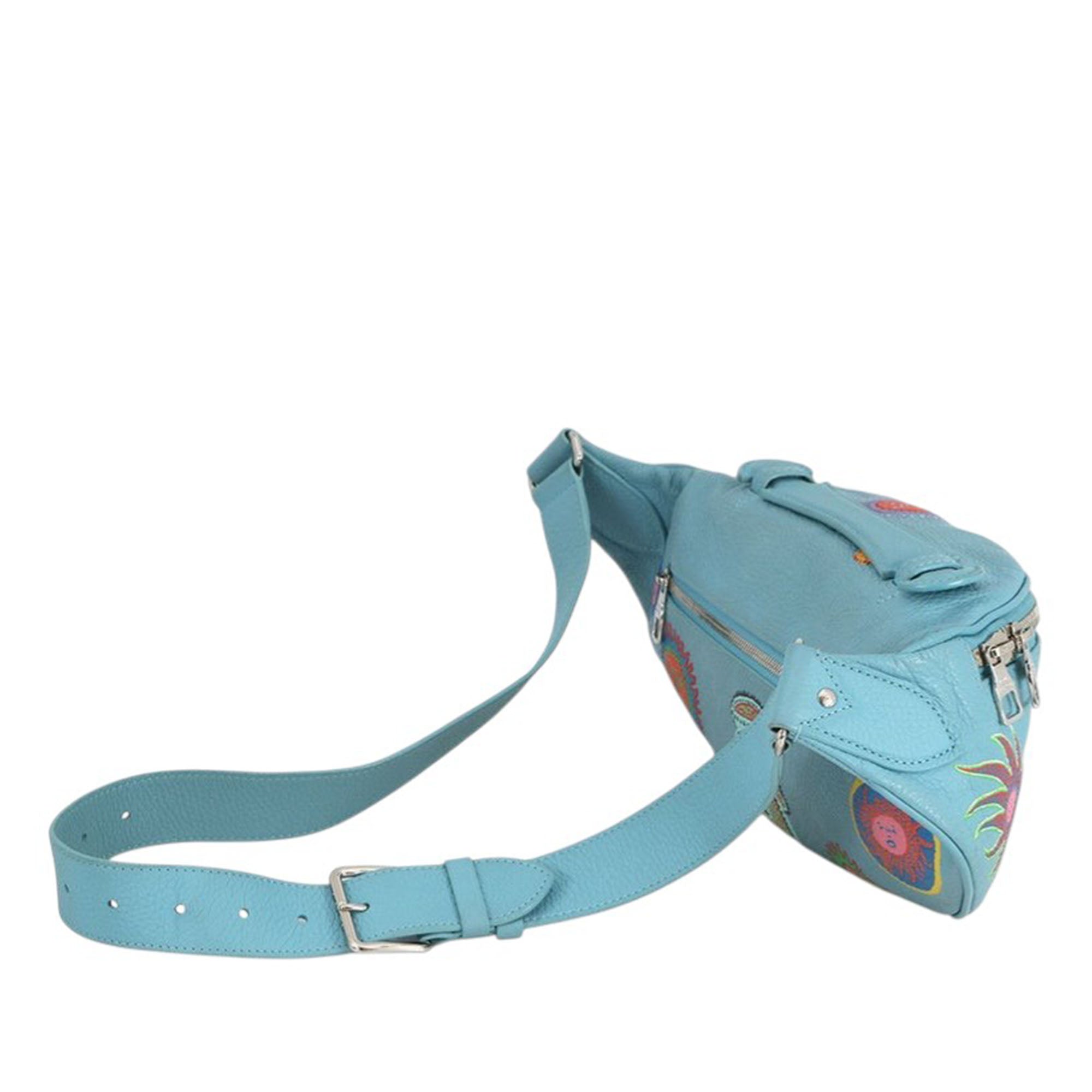 Yayoi Kusama Taurillon Faces Maxi Bumbag - Image 2