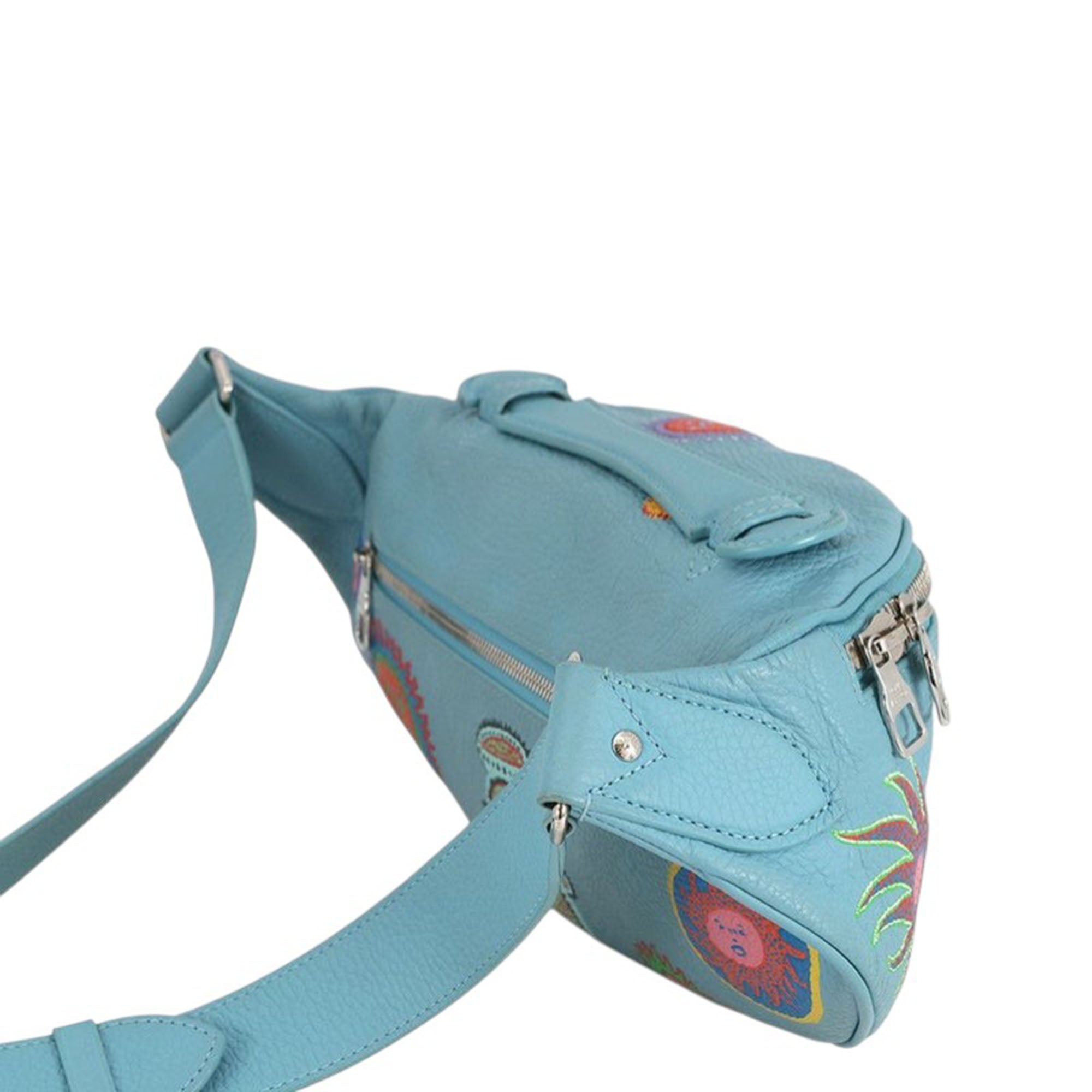 Yayoi Kusama Taurillon Faces Maxi Bumbag - Image 5
