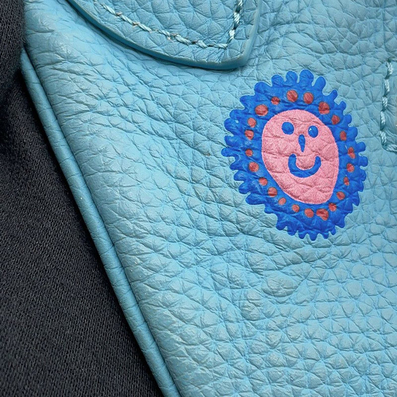 Yayoi Kusama Taurillon Faces Maxi Bumbag - Image 6