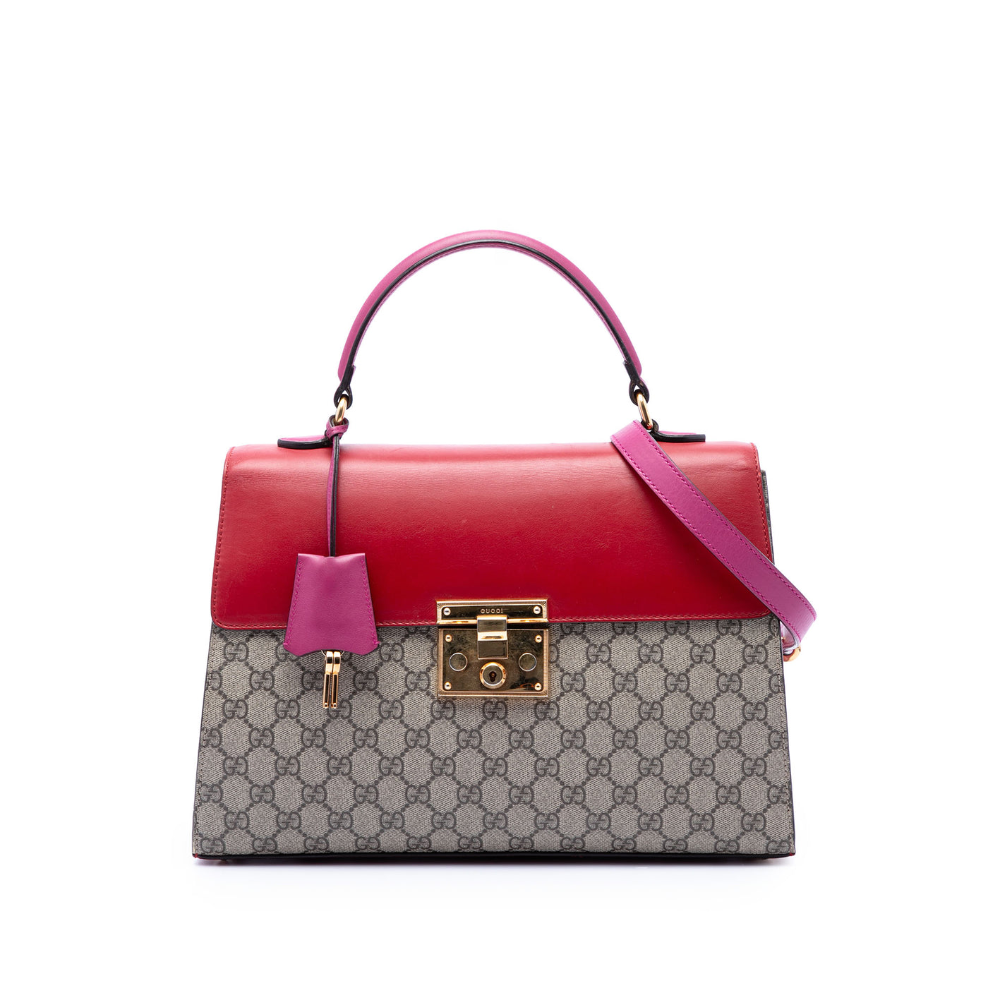GG Supreme Padlock Top Handle Bag - Image 1