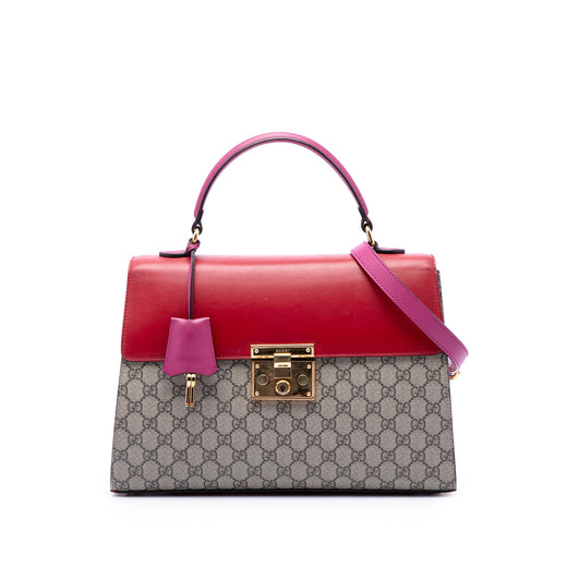 GG Supreme Padlock Top Handle Bag - Image 1
