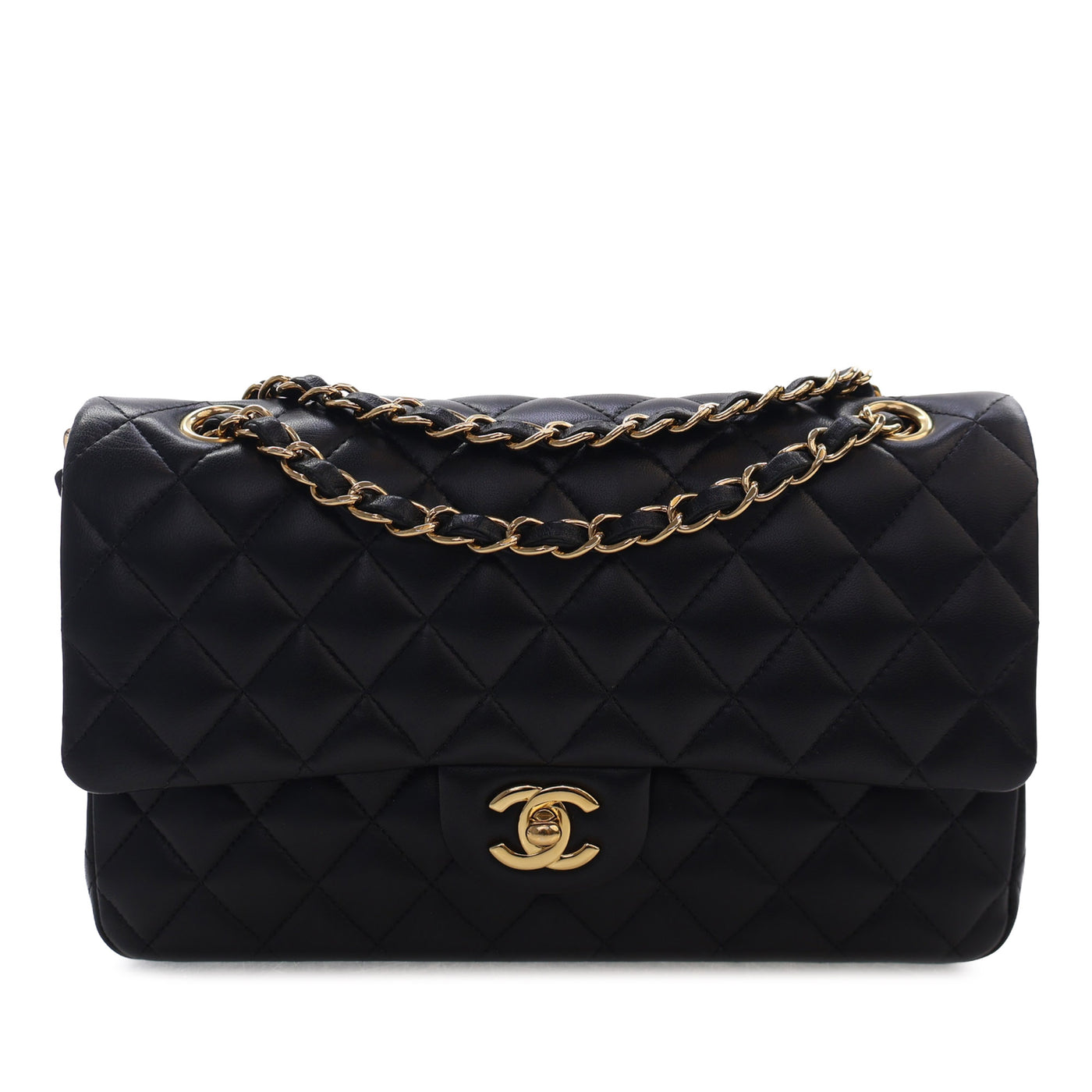 Medium Classic Lambskin Double Flap - Image 1