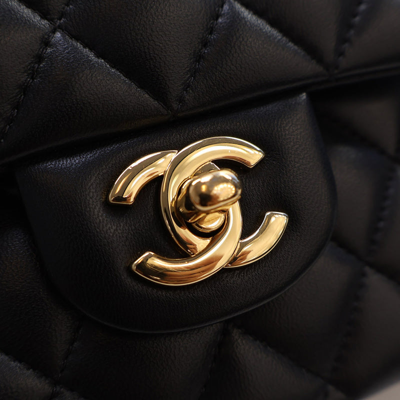 Medium Classic Lambskin Double Flap - Image 4