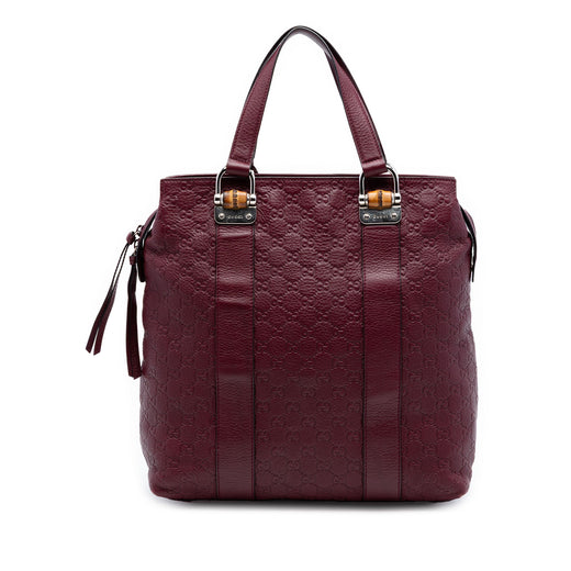 Guccissima Tender Bamboo Bar Tote - Image 1