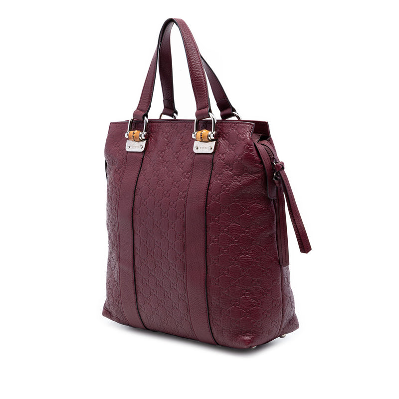 Guccissima Tender Bamboo Bar Tote - Image 2