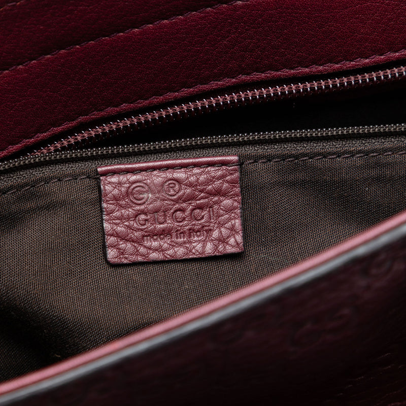 Guccissima Tender Bamboo Bar Tote - Image 5
