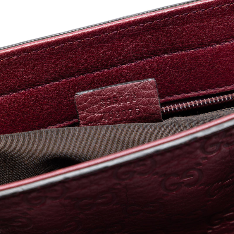 Guccissima Tender Bamboo Bar Tote - Image 6