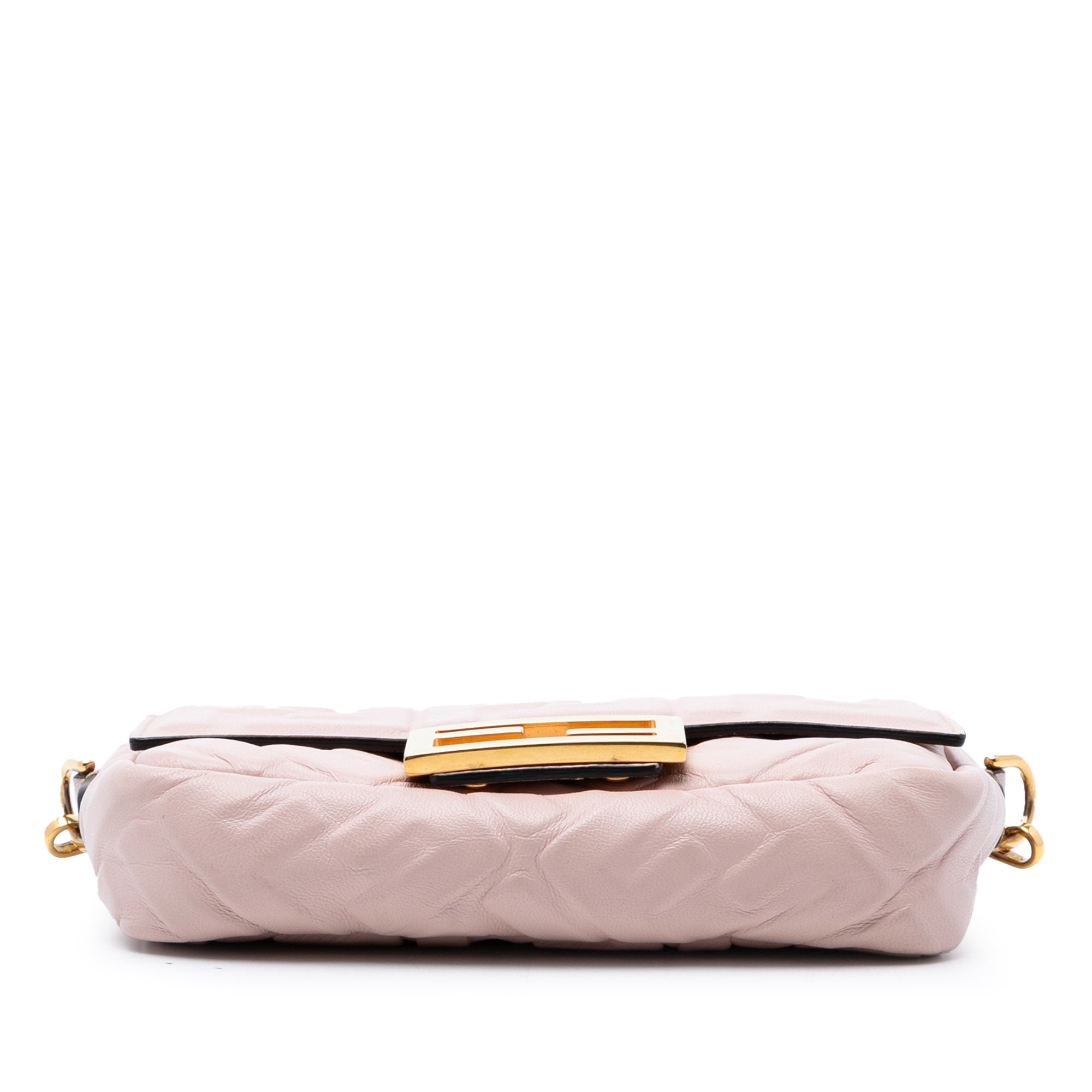 Mini Zucca Embossed Leather Baguette Satchel - Image 3