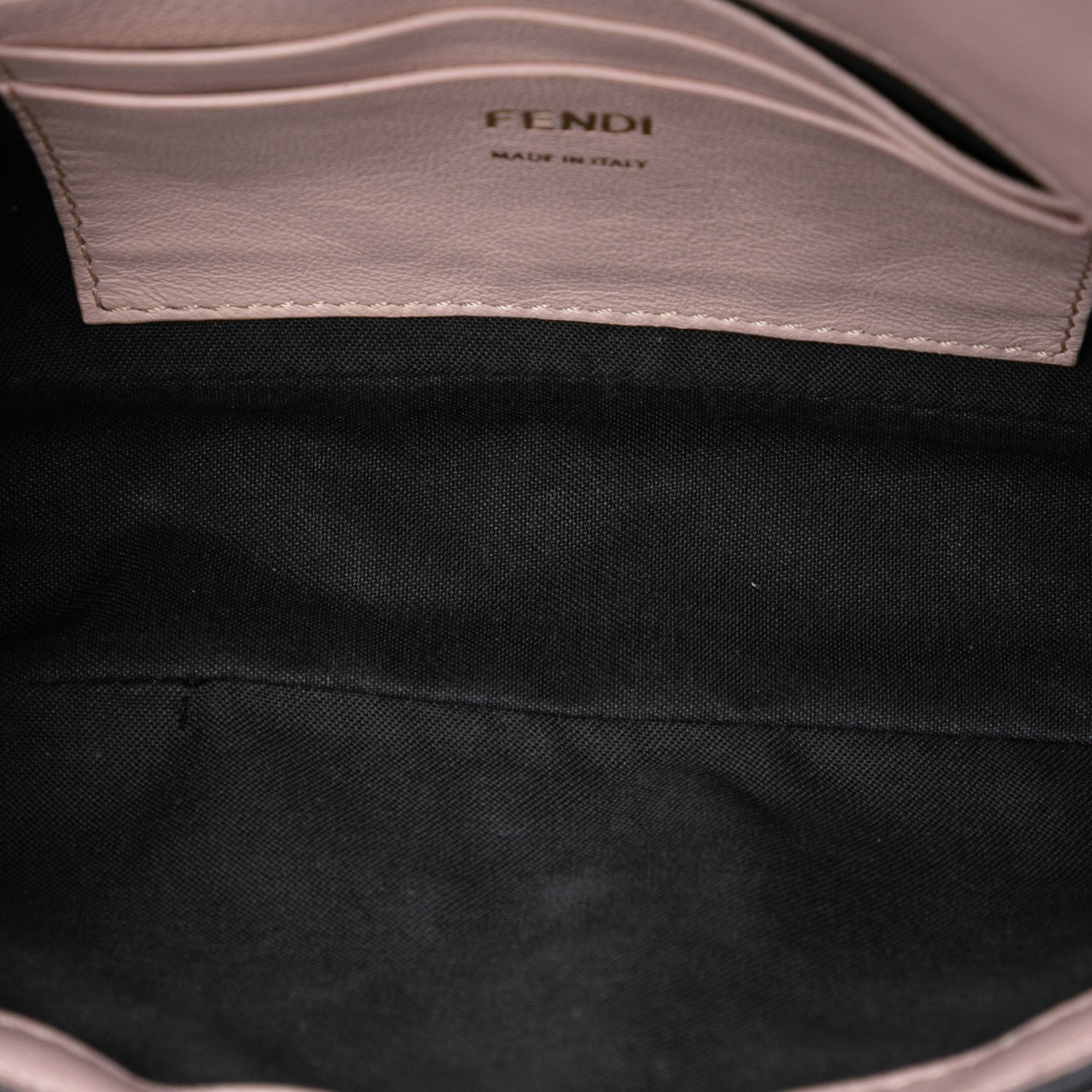 Mini Zucca Embossed Leather Baguette Satchel - Image 4