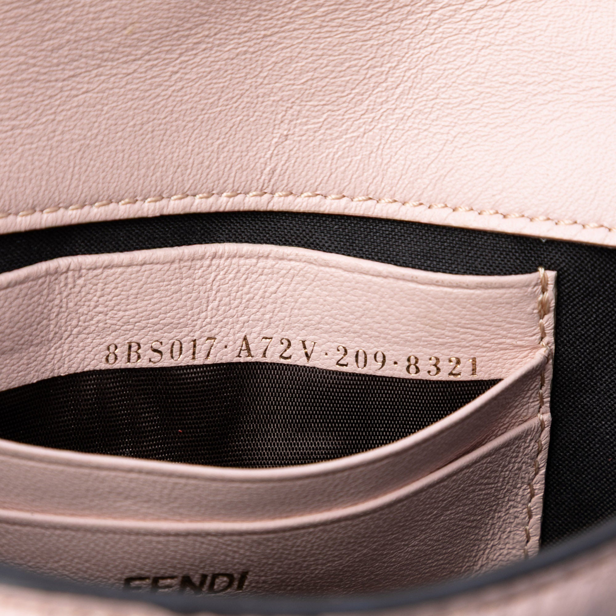 Mini Zucca Embossed Leather Baguette Satchel - Image 6