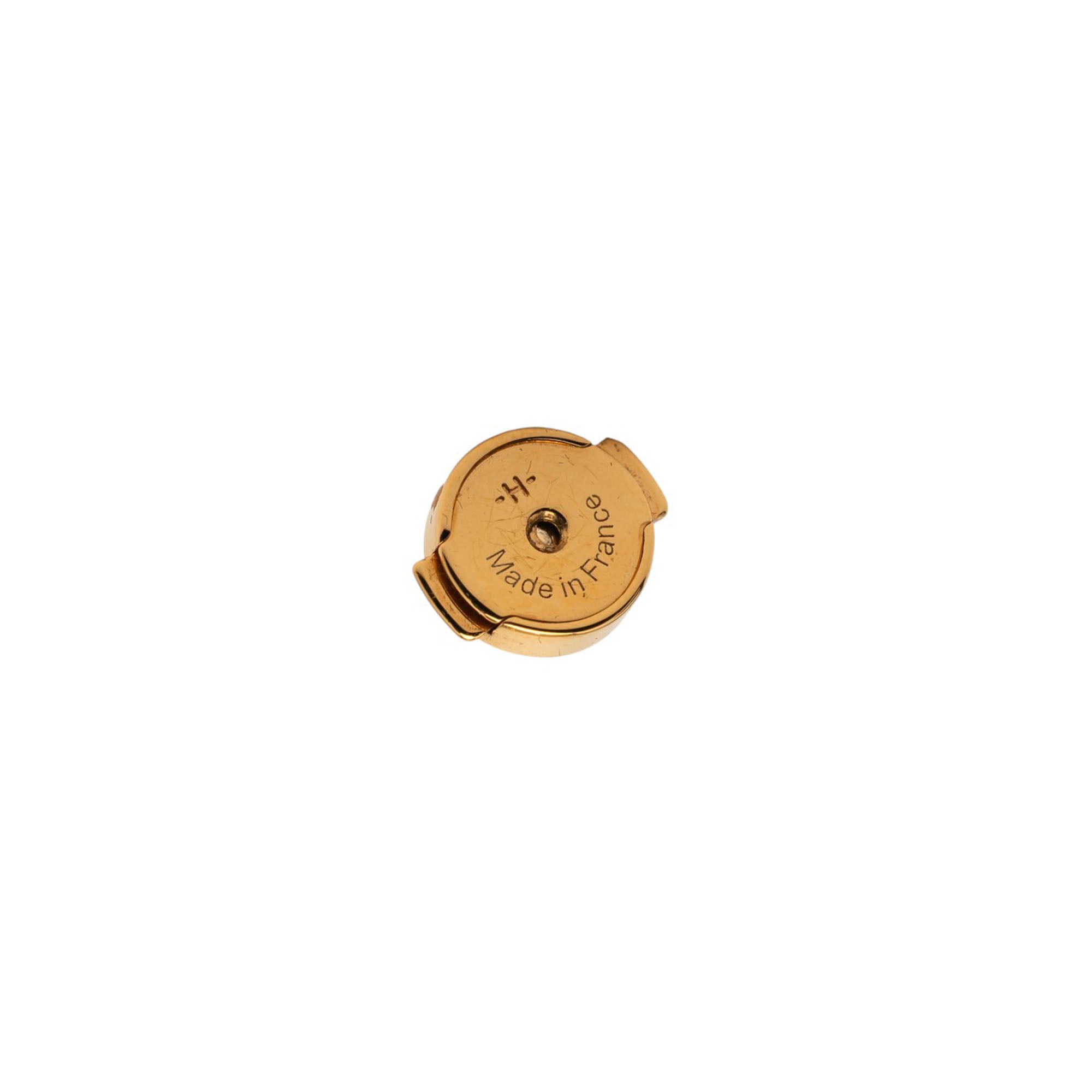 Gold Plated Barenia Loop Earrings - Image 3