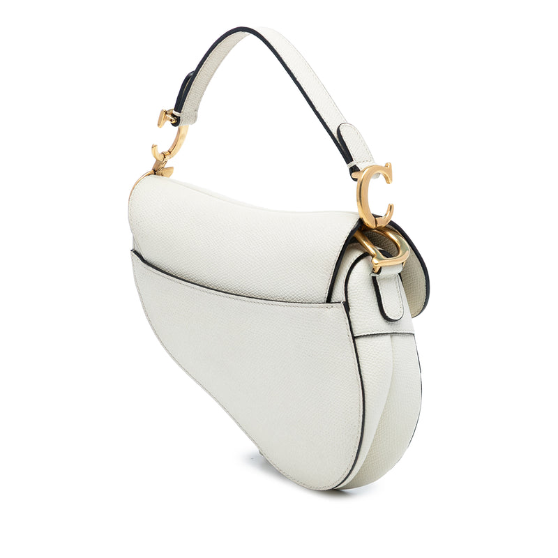 Mini Grained Calfskin Saddle Bag - Image 2