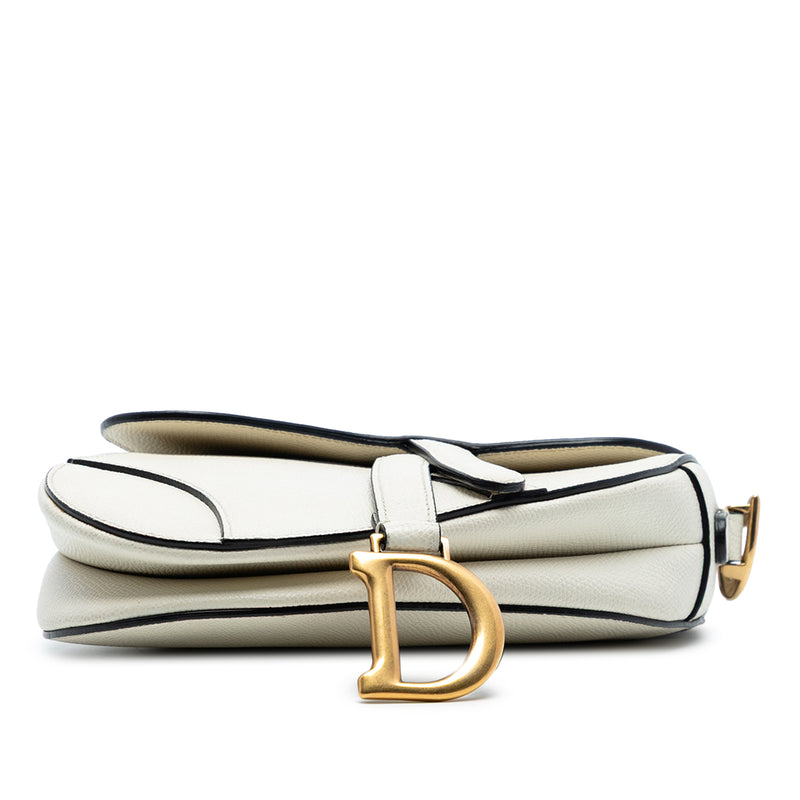 Mini Grained Calfskin Saddle Bag - Image 3