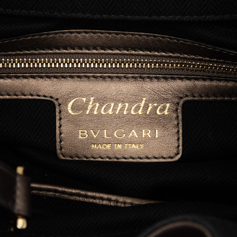 Metallic Leather Chandra Handbag - Image 5