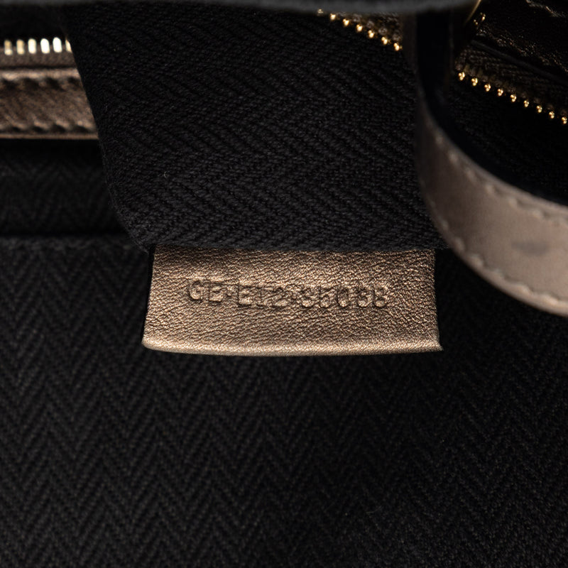 Metallic Leather Chandra Handbag - Image 6
