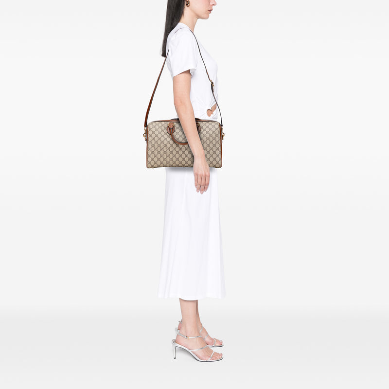 Medium GG Supreme Satchel - Image 10