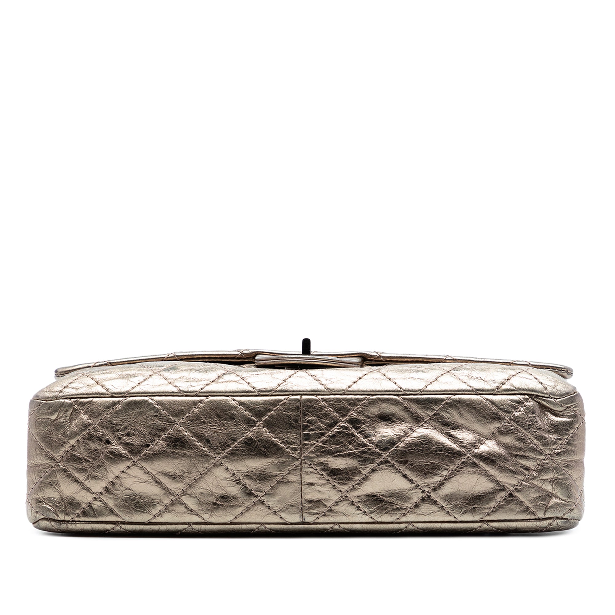 Quilted Metallic Aged Calfskin Reissue 2.55 Double Flap 226 - Image 3