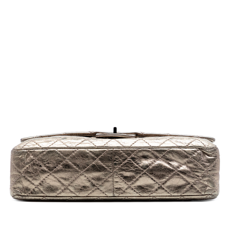 Quilted Metallic Aged Calfskin Reissue 2.55 Double Flap 226 - Image 3