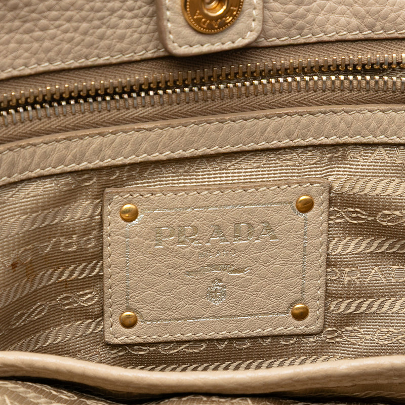 Vitello Daino Side Zip Shopper Tote - Image 5
