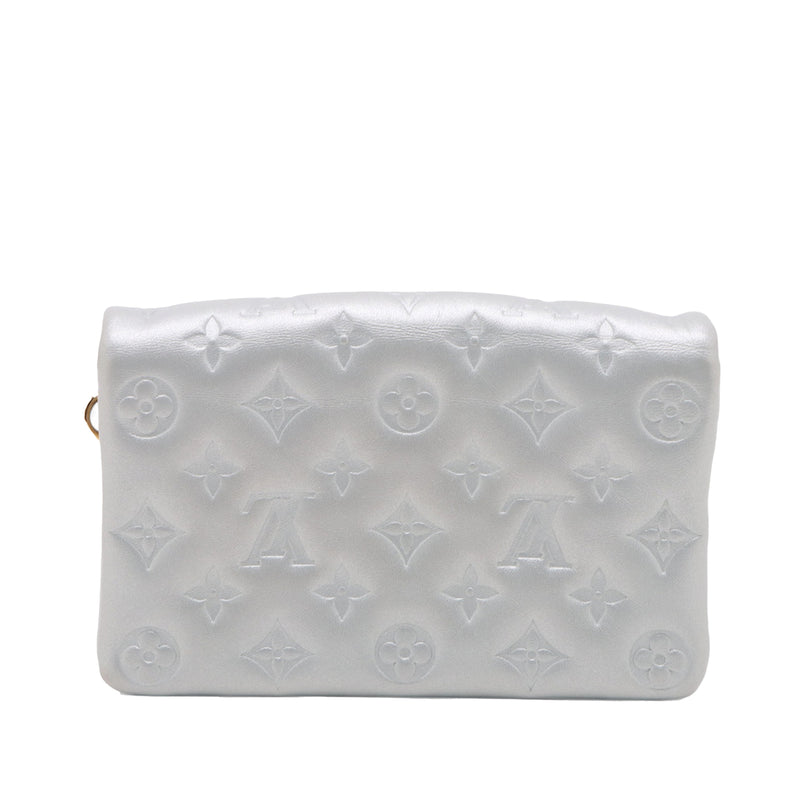 Monogram Embossed Lambskin Pochette Coussin - Image 2