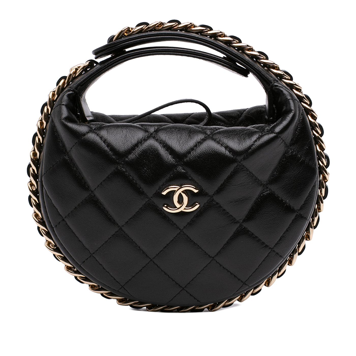 Mini Quilted Lambskin Chain Around Pouch - Image 1