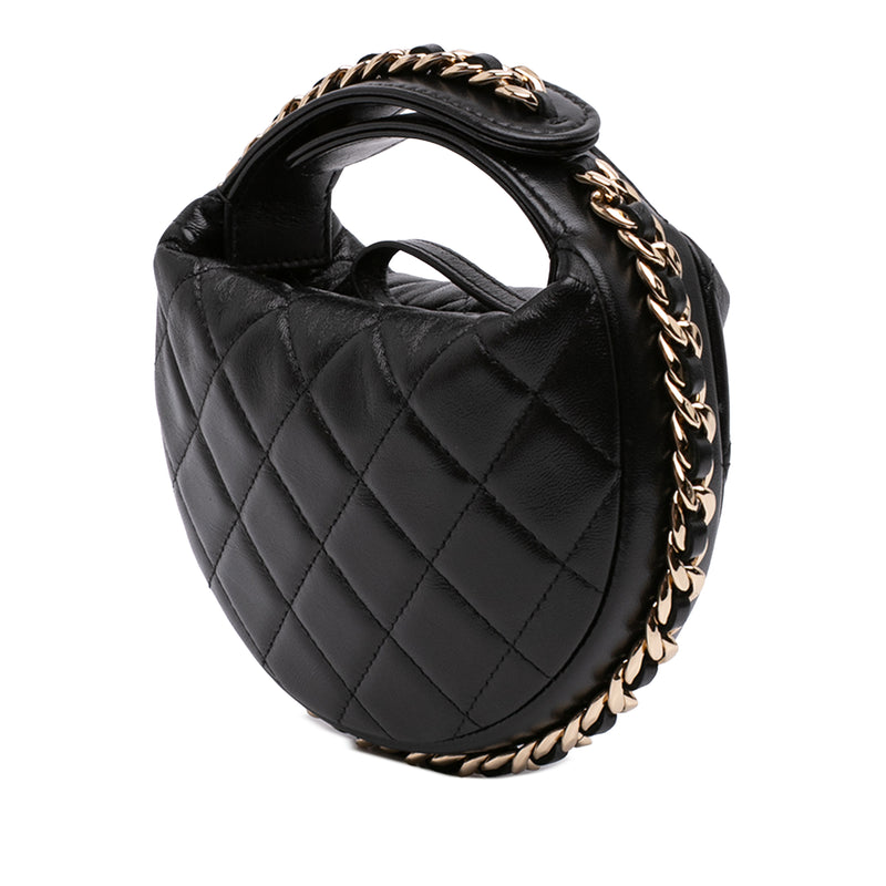 Mini Quilted Lambskin Chain Around Pouch - Image 2