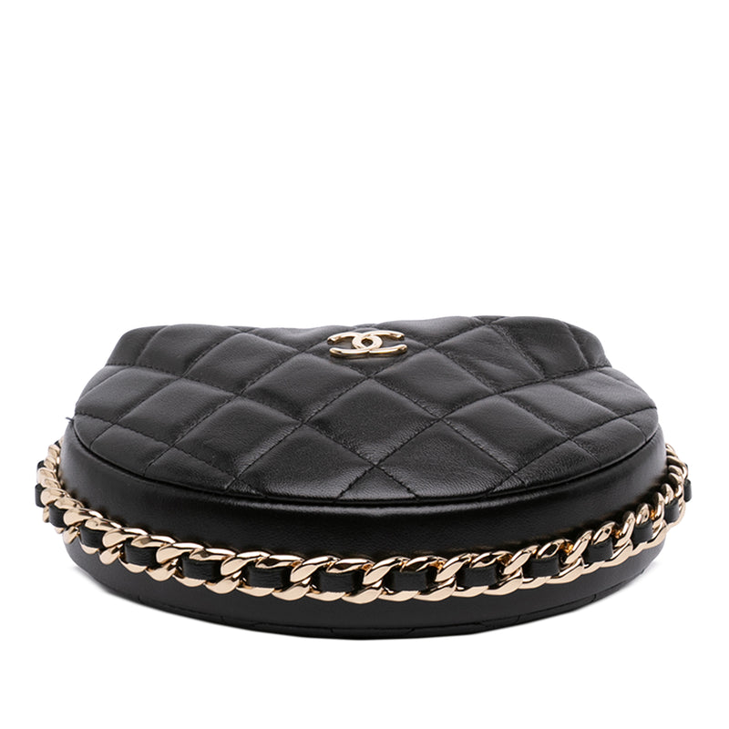 Mini Quilted Lambskin Chain Around Pouch - Image 3