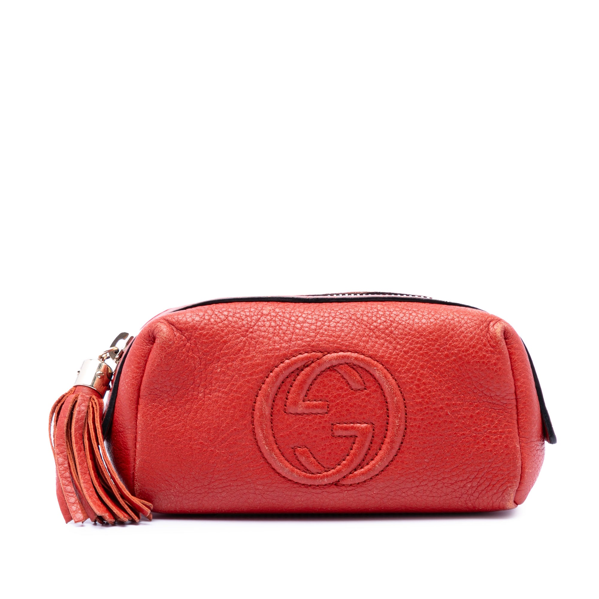 Pebbled Calfskin Soho Cosmetic Pouch - Image 1