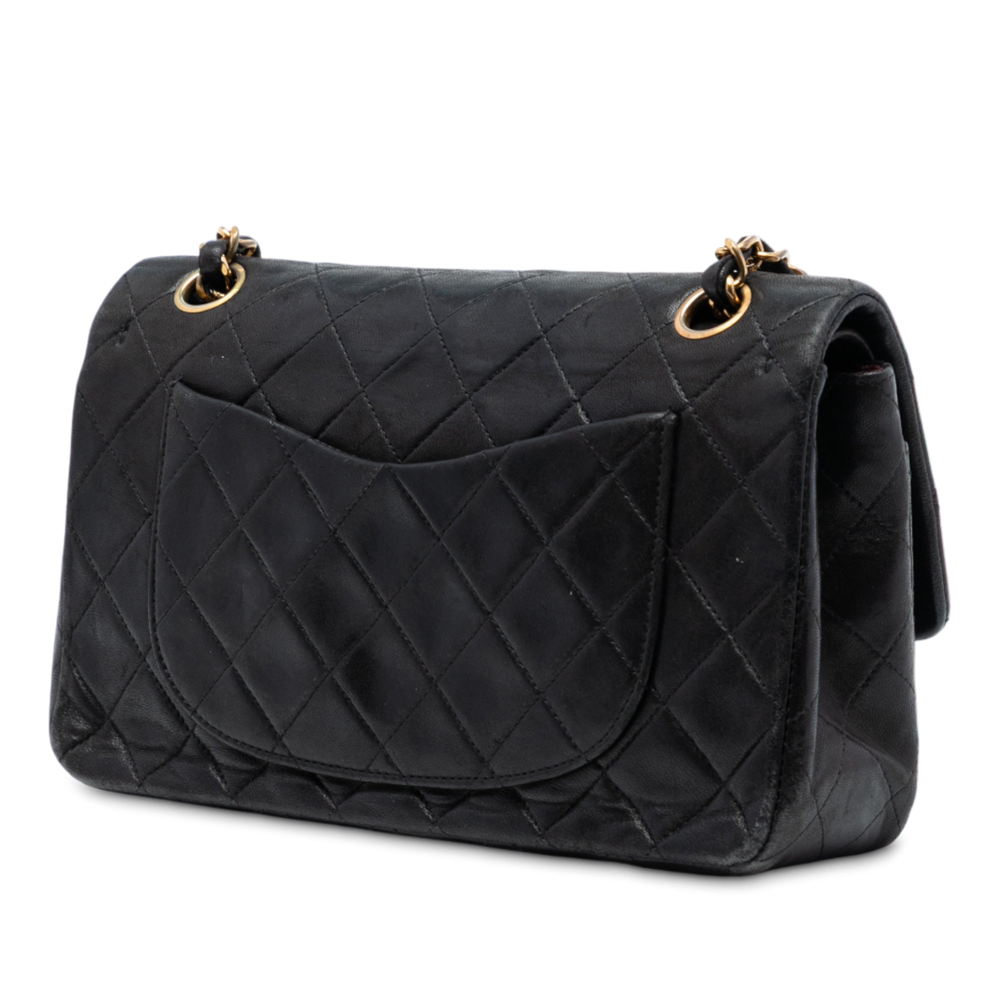 Medium Classic Lambskin Double Flap - Image 2