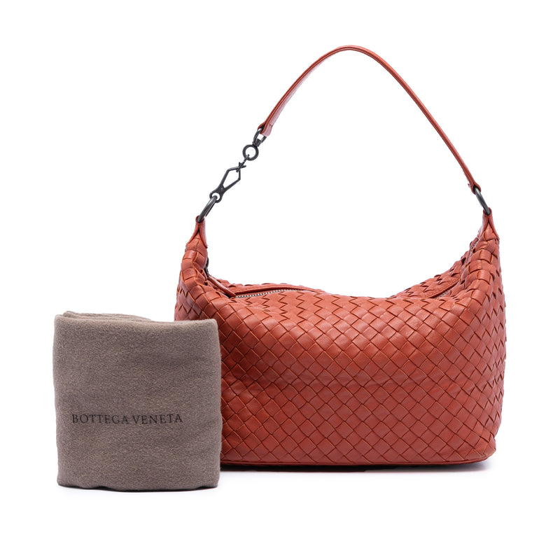 Nappa Intrecciato Shoulder Bag - Image 8