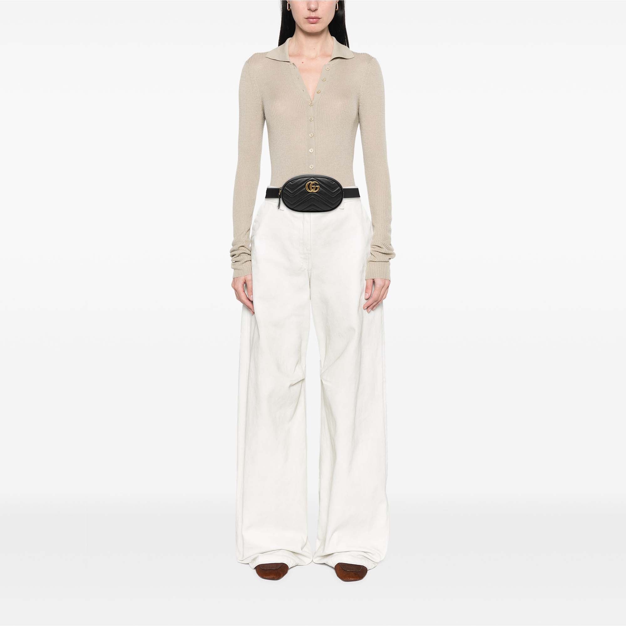 GG Marmont Matelasse Leather Belt Bag - Image 7