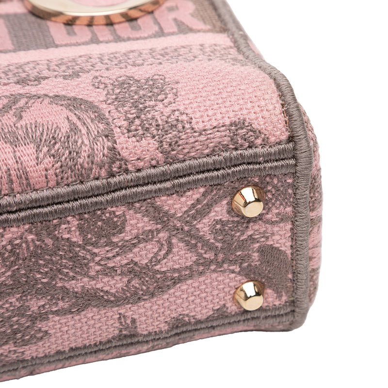 Mini Embroidered Canvas Toile De Jouy Lady D Lite - Image 8