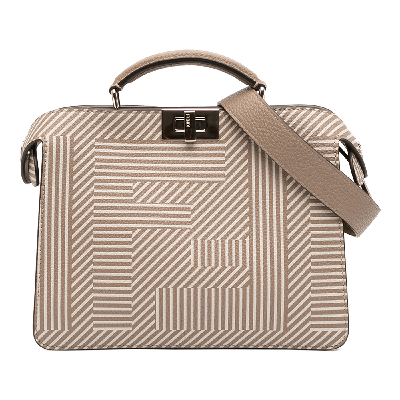 Small Zucca Leather Peekaboo ISeeU Satchel - Image 1