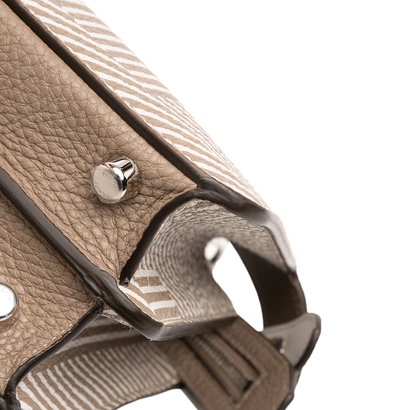 Small Zucca Leather Peekaboo ISeeU Satchel - Image 10