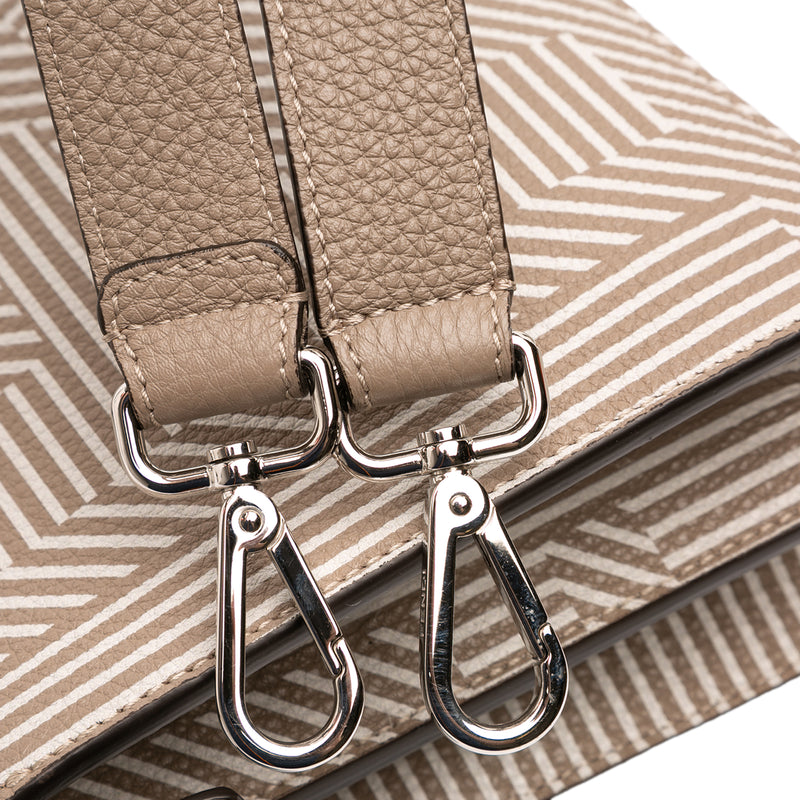 Small Zucca Leather Peekaboo ISeeU Satchel - Image 11