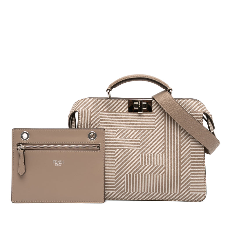 Small Zucca Leather Peekaboo ISeeU Satchel - Image 13