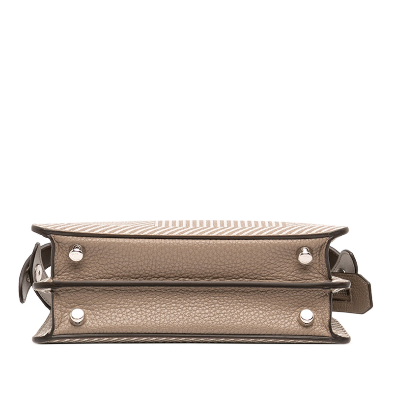 Small Zucca Leather Peekaboo ISeeU Satchel - Image 3