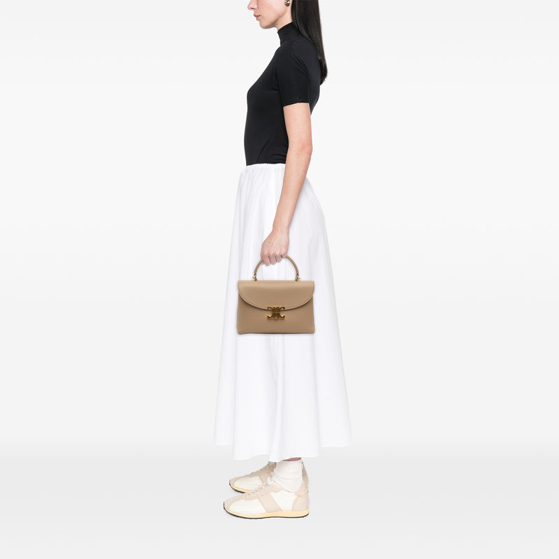 Medium Supple Grained Calfskin Nino Bag - Image 10