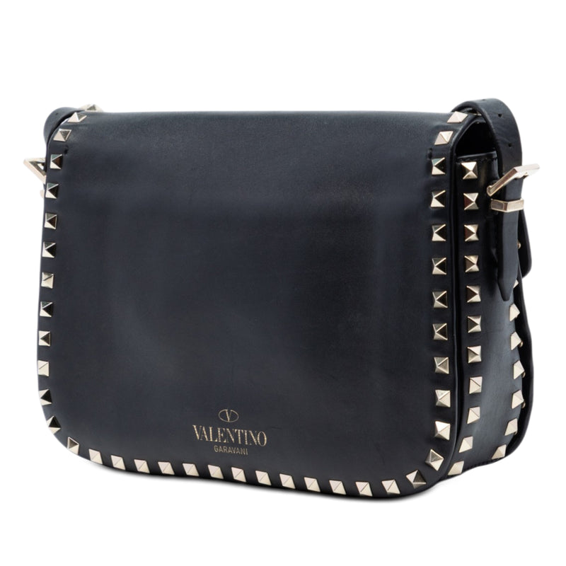 Small Leather Rockstud Flap Crossbody - Image 2