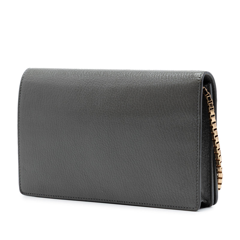 Chevre Motocross Metallic Edge Wallet on Chain - Image 2