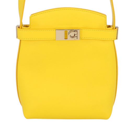Leather Gancini Hug Phone Holder Crossbody - Image 1