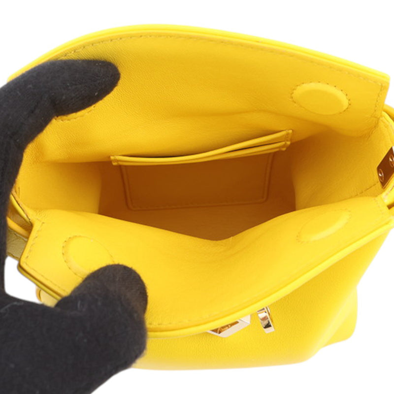 Leather Gancini Hug Phone Holder Crossbody - Image 4