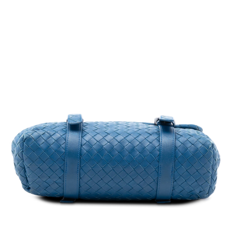 Nappa Intrecciato Flap Satchel - Image 3