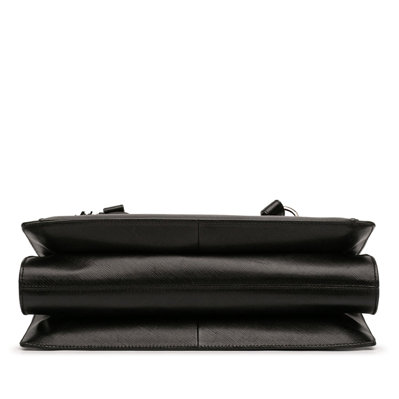 Leather Gancini Shoulder Bag - Image 3