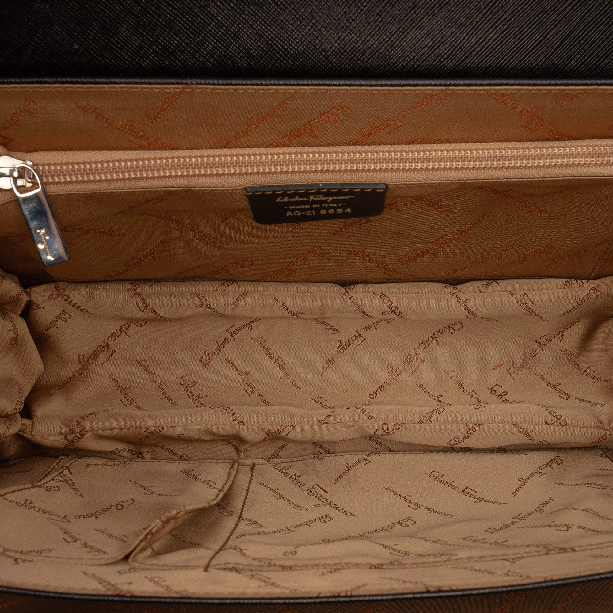 Leather Gancini Shoulder Bag - Image 4