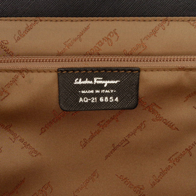 Leather Gancini Shoulder Bag - Image 5