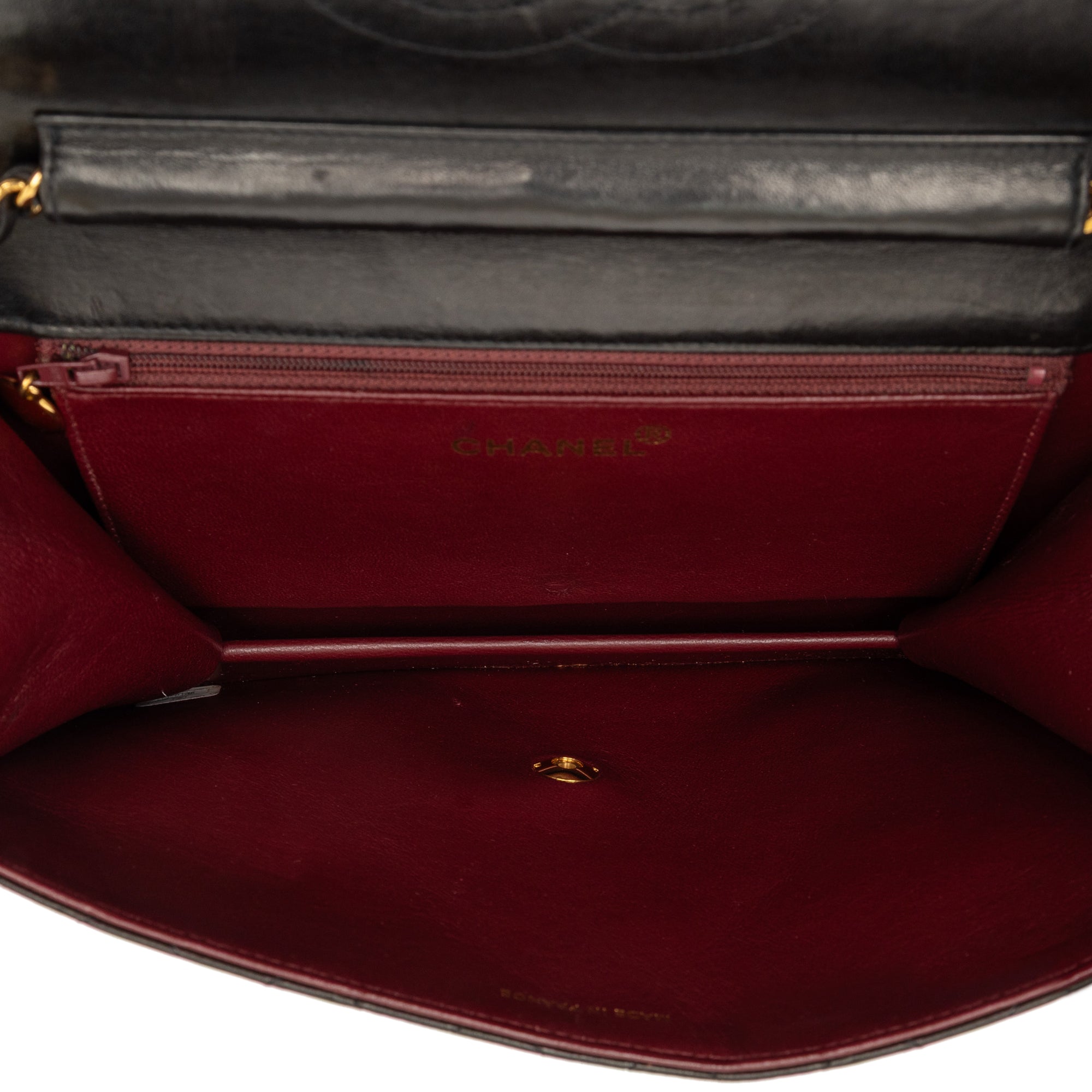Medium CC Quilted Lambskin Single Flap - Image 4