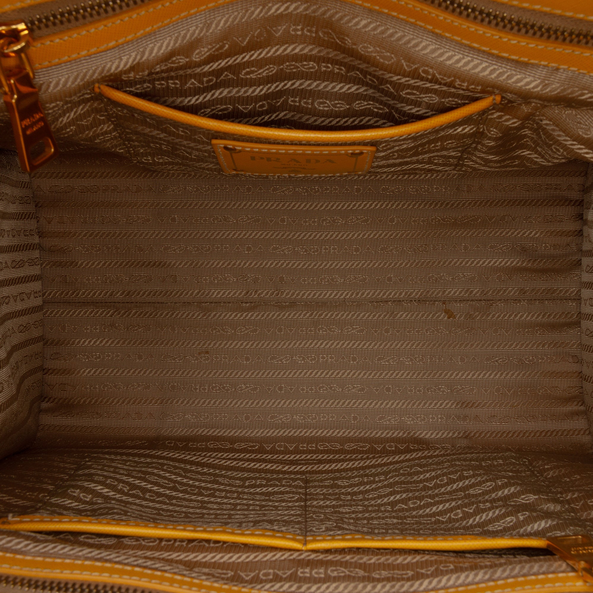 Saffiano Trimmed Canvas Canapa Logo Satchel - Image 4