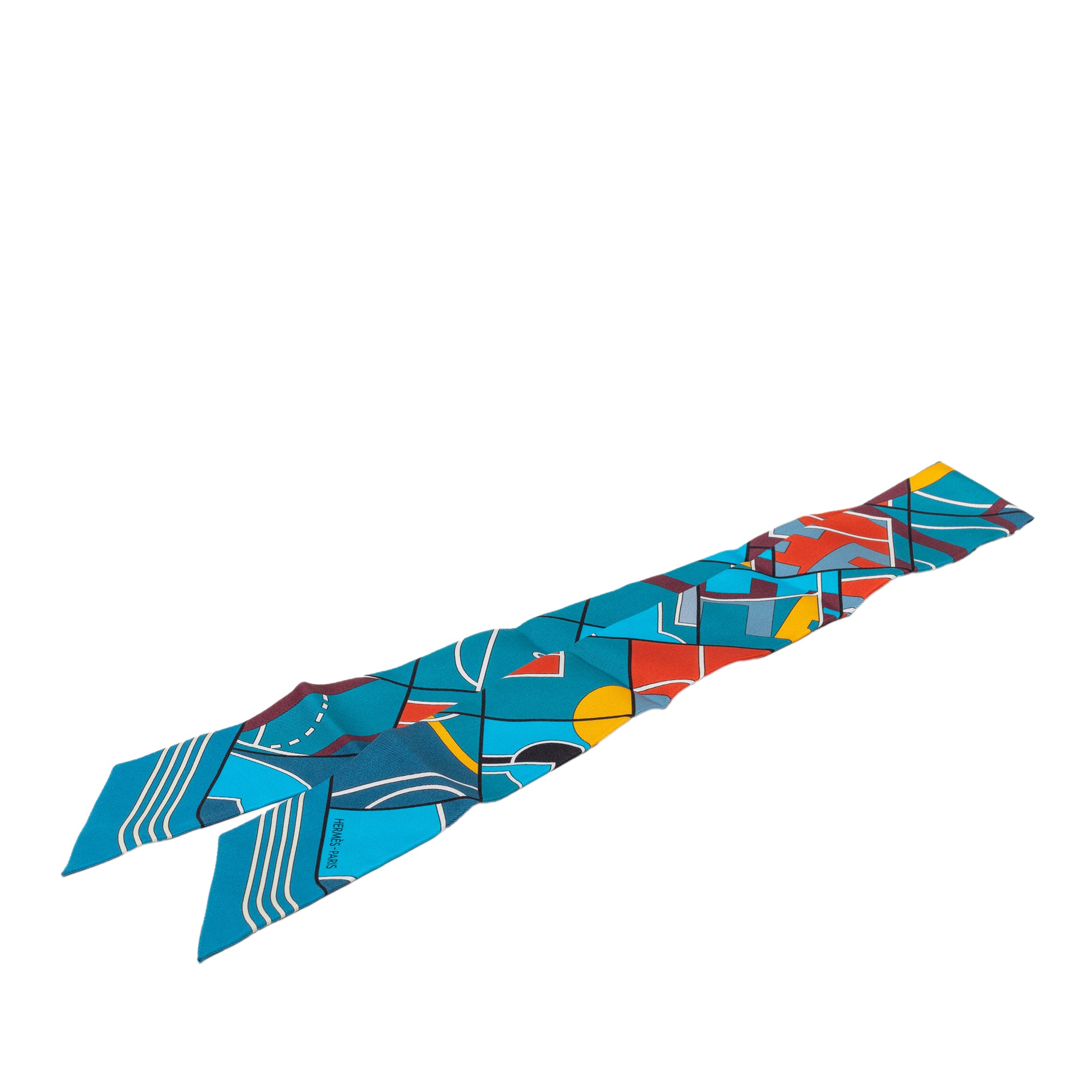 Sportif Silk Twilly Scarf - Image 1