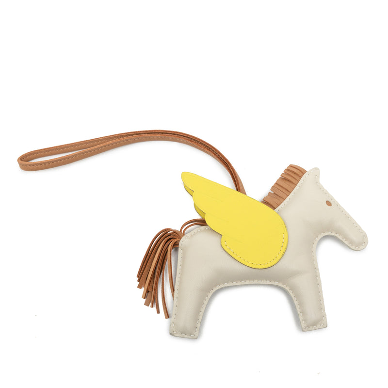 Milo Lambskin and Swift Grigri Rodeo Pegase Bag Charm MM - Image 2